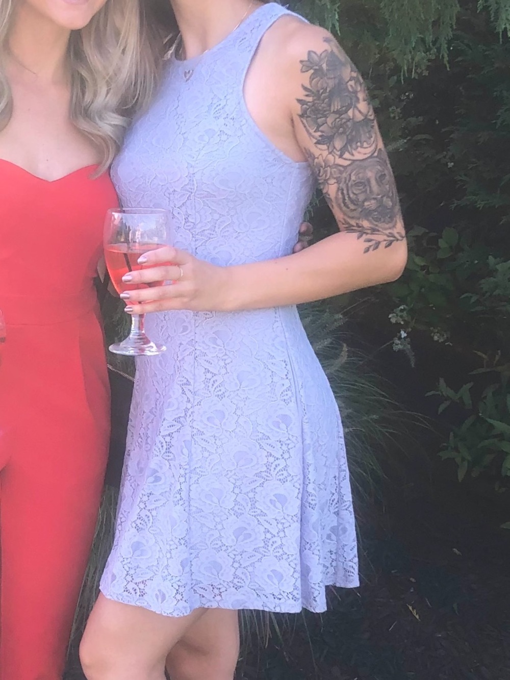 Light Blue Lace Dress